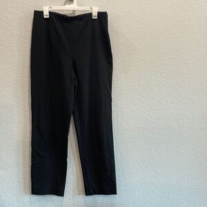 JH Collectibles Black Vanessa Flat Front Straight Leg Pants Size 12